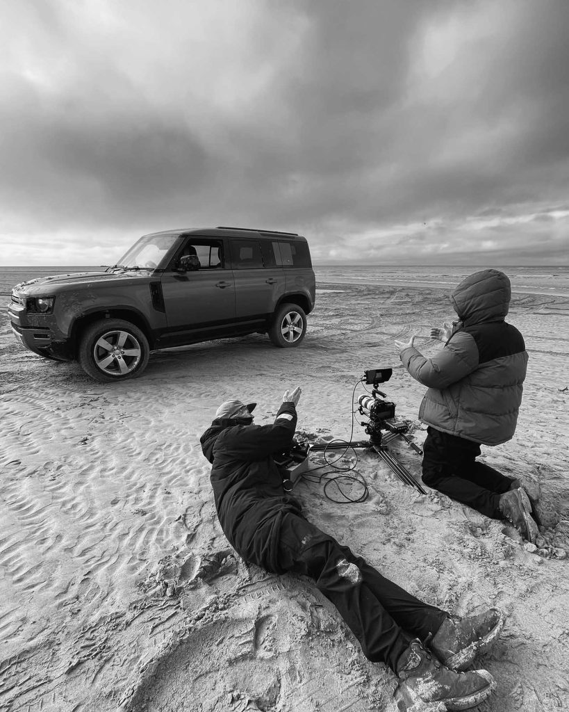 Land Rover Advert Behind the Scenes Land Rover Advert Behind the Scenes - Ollie Pritchard-Barret Automotive Filmmaker